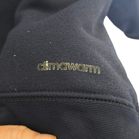 OKC Thunder Hoodie Blue Adidas Pullover Sweatshirt Sweater Oklahoma City Mens L - Picture 6 of 8